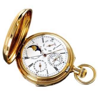 Swiss perpetual calendar with moon phases Circa 1869