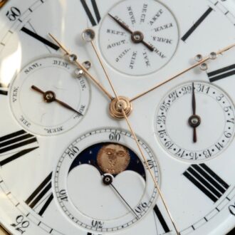 Swiss remarkable astronomical repeating watch Circa 1865