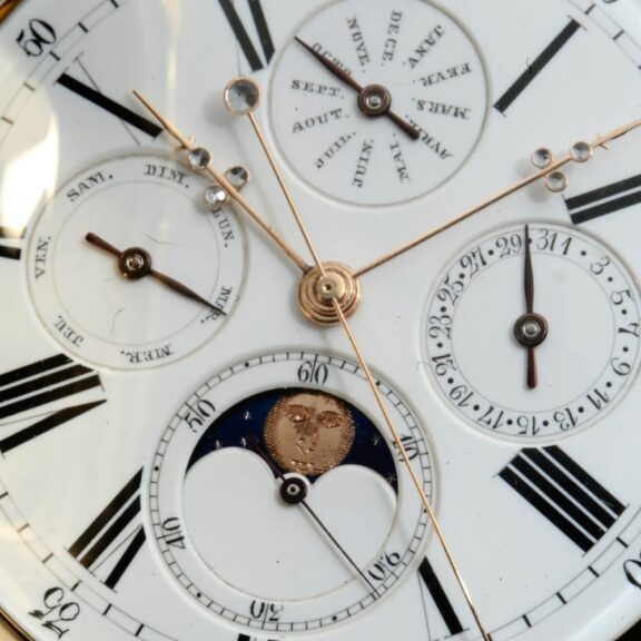 Swiss remarkable astronomical repeating watch Circa 1865 Swiss remarkable astronomical repeating watch Circa 1865