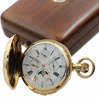 Swiss remarkable astronomical repeating watch Circa 1865