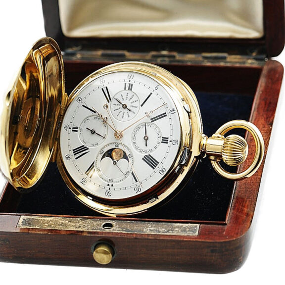 Swiss remarkable astronomical repeating watch Circa 1865 Swiss remarkable astronomical repeating watch Circa 1865
