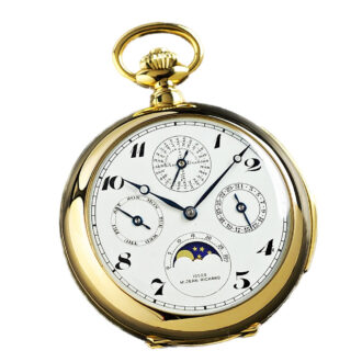 Swiss gold Astronomic Grande Complications watch Circa 1956
