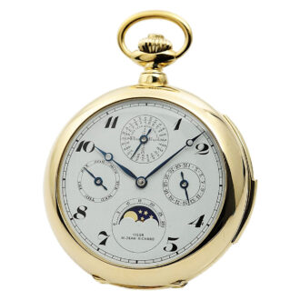 Swiss gold Astronomic Grande Complications watch Circa 1956