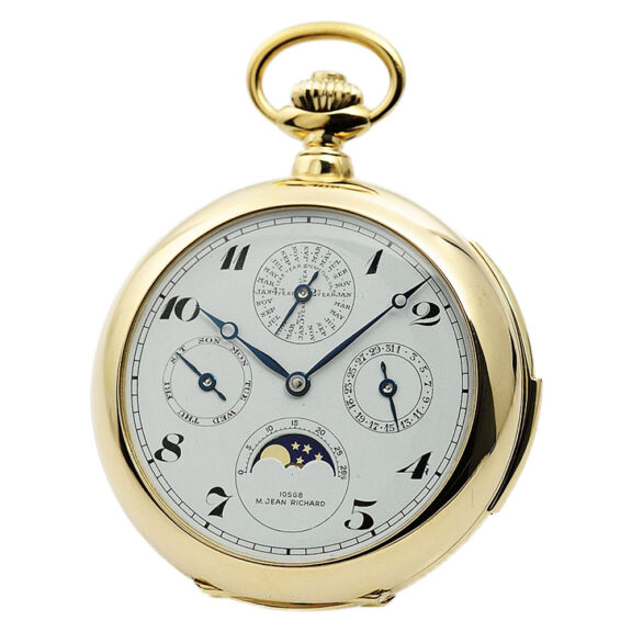 Swiss gold Astronomic Grande Complications watch Circa 1956