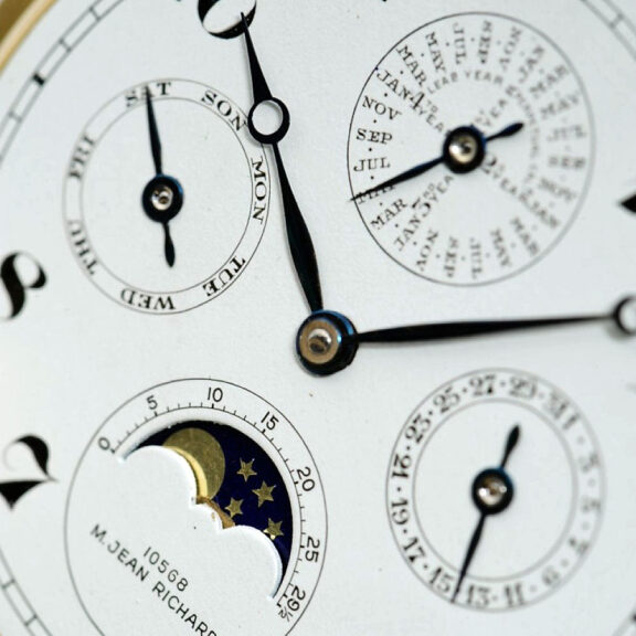 Swiss gold Astronomic Grande Complications watch Circa 1956 Swiss gold Astronomic Grande Complications watch Circa 1956