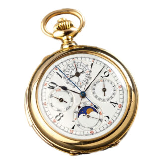 American gold repeating perpetual calendar chronograph Circa 1900