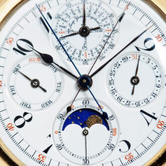 American gold repeating perpetual calendar chronograph Circa 1900