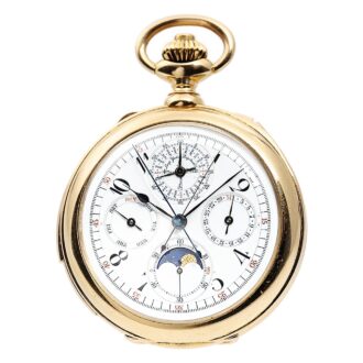 American gold repeating perpetual calendar chronograph Circa 1900