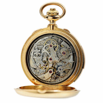 American gold repeating perpetual calendar chronograph Circa 1900