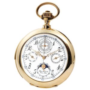Swiss astronomical repeating pocket chronograph Circa 1898
