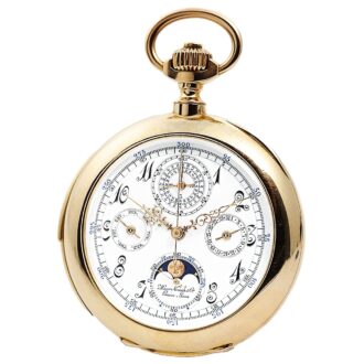 Swiss astronomical repeating pocket chronograph Circa 1898