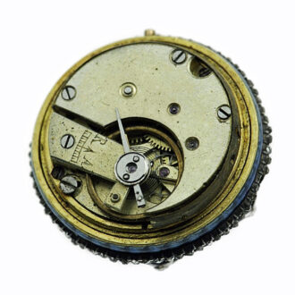 Swiss miniature pendant watch in the shape of a ball Circa 1900
