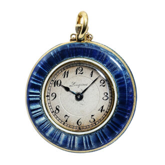 Small Swiss pendant watch studded with diamonds Circa 1909
