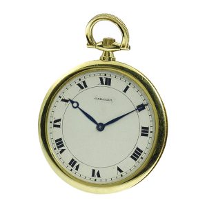 Ultra-thin French gold open faced lever dress watch Circa 1925