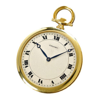 Ultra-thin French gold open faced lever dress watch Circa 1925