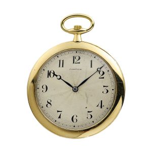 Ultra thin French 18 Carat gold lever pocket watch Circa 1922
