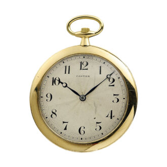 Ultra thin French 18 Carat gold lever pocket watch Circa 1922