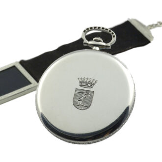 Swiss diamond-set Art Deco platinum dress watch Circa 1930