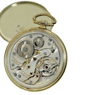 American decorative gold enamel pendant watch Circa 1929