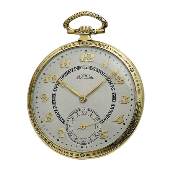 American decorative gold enamel pendant watch Circa 1929 American decorative gold enamel pendant watch Circa 1929