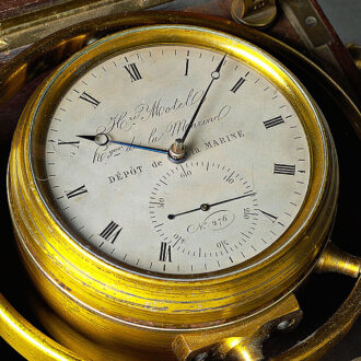 French ship's chronometer with detent escapement Circa 1850