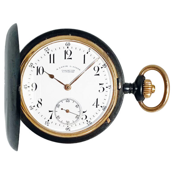 Rare German full hunter in gunmetal Borgel case Circa 1907