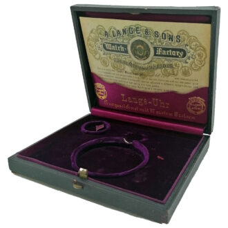 Rare German full hunter in gunmetal Borgel case Circa 1907