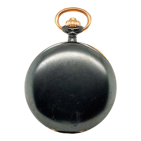 Rare German full hunter in gunmetal Borgel case Circa 1907 Rare German full hunter in gunmetal Borgel case Circa 1907