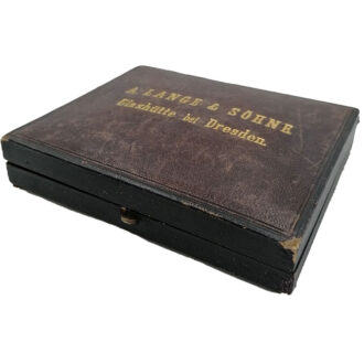 Rare German full hunter in gunmetal Borgel case Circa 1907