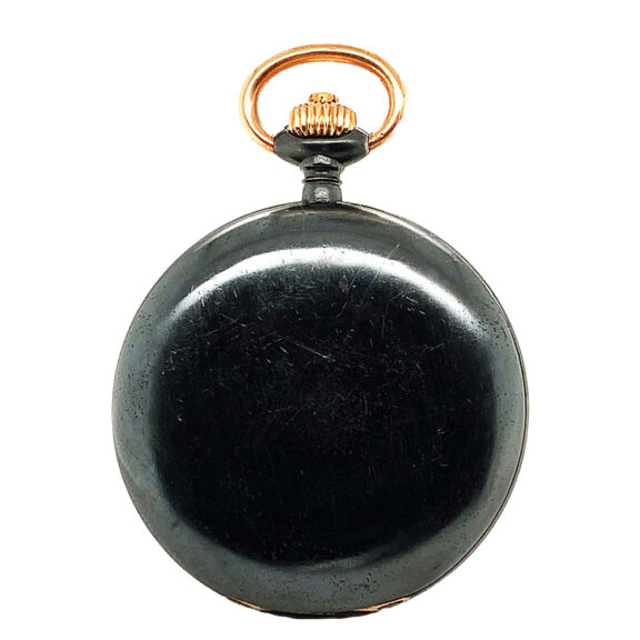 Rare German full hunter in gunmetal Borgel case Circa 1907 Rare German full hunter in gunmetal Borgel case Circa 1907
