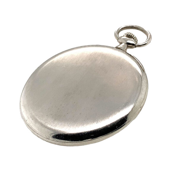 Rare flat German platinum open faced pocket watch Circa 1936 Rare flat German platinum open faced pocket watch Circa 1936
