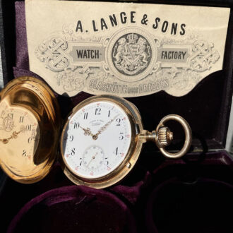 German gold Ankerchronometer in quality 1A Circa 1890