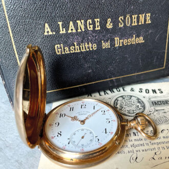 German gold Ankerchronometer in quality 1A Circa 1890