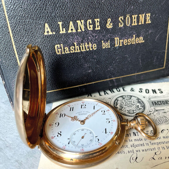 German gold Ankerchronometer in quality 1A Circa 1890 German gold Ankerchronometer in quality 1A Circa 1890