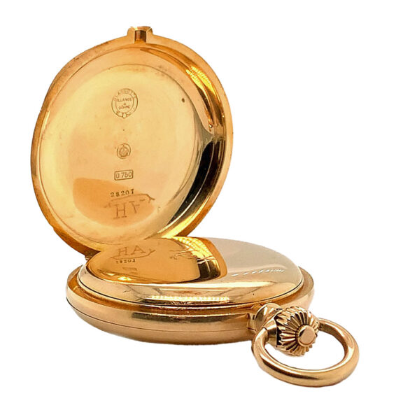 German gold Ankerchronometer in quality 1A Circa 1890 German gold Ankerchronometer in quality 1A Circa 1890