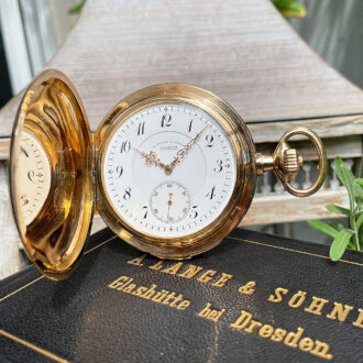 Rare German Glashütte quarter repeating pocket watch Circa 1908