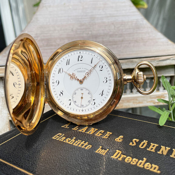 Rare German Glashütte quarter repeating pocket watch Circa 1908 Rare German Glashütte quarter repeating pocket watch Circa 1908