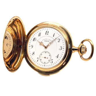 Rare German Glashütte quarter repeating pocket watch Circa 1908