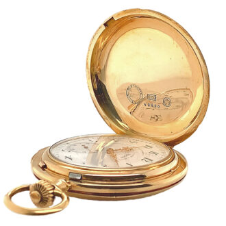 Rare German Glashütte quarter repeating pocket watch Circa 1908