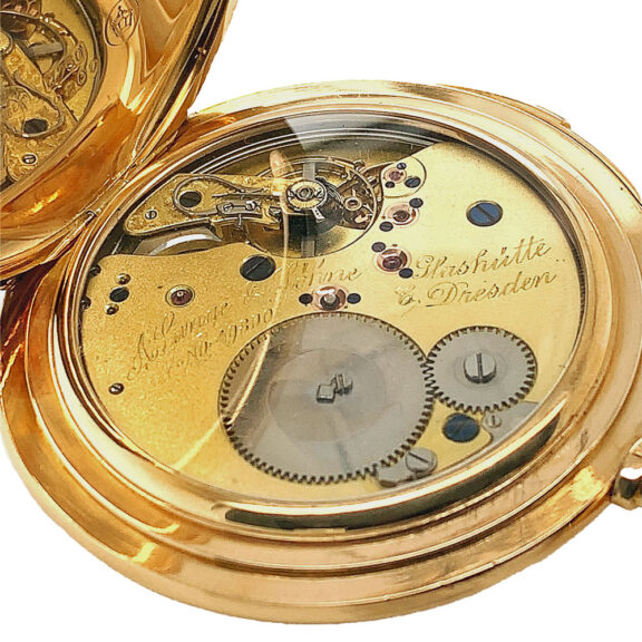 Rare German Glashütte quarter repeating pocket watch Circa 1908 Rare German Glashütte quarter repeating pocket watch Circa 1908