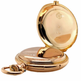 Heavy German Glashütte minute repeating pocket watch Circa 1894