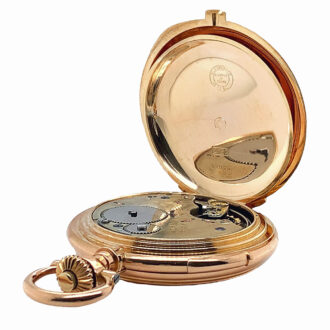 Heavy German Glashütte minute repeating pocket watch Circa 1894