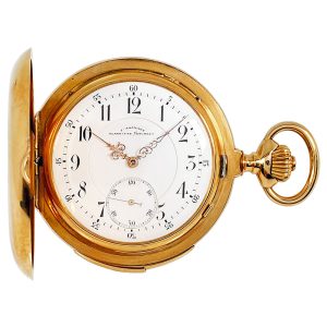 Extremely rare German minute repeater with carillon Circa 1900