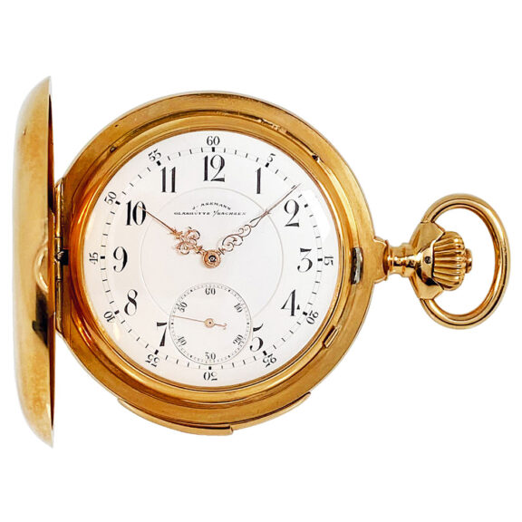Extremely rare German minute repeater with carillon Circa 1900