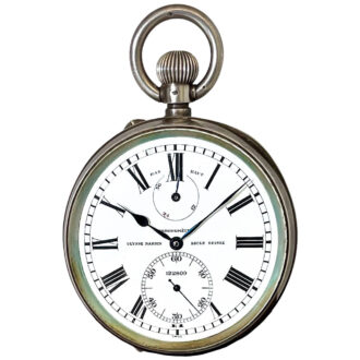 Swiss deck watch with power reserve indication Circa 1950