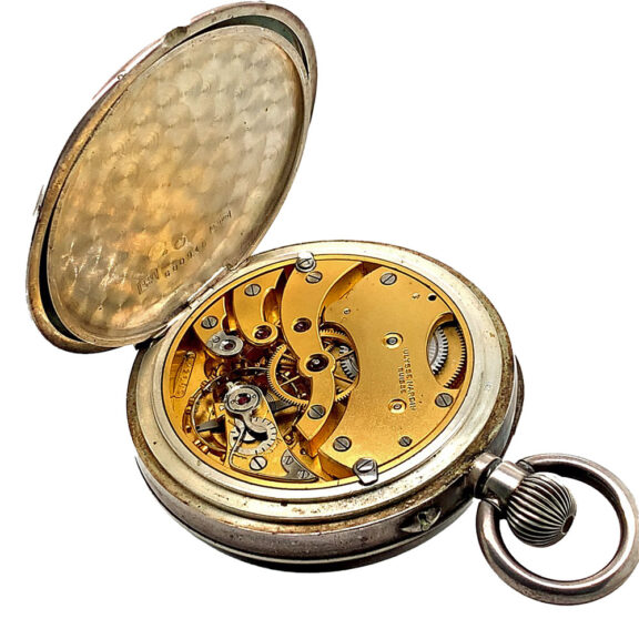 Swiss deck watch with power reserve indication Circa 1950 Swiss deck watch with power reserve indication Circa 1950