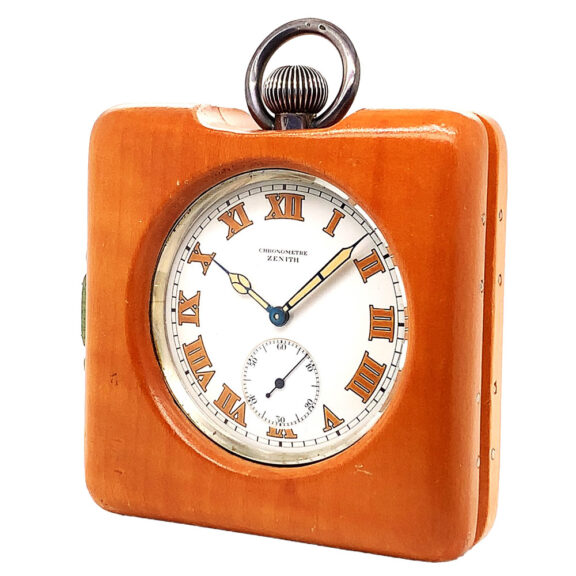 Heavy Swiss silver anchor chronometer watch Circa 1910 Heavy Swiss silver anchor chronometer watch Circa 1910