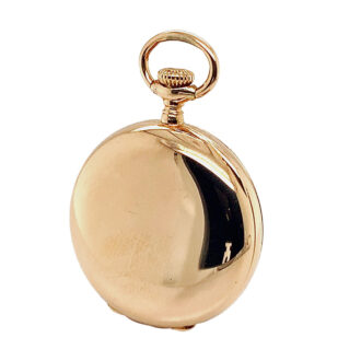 Small Swiss gold lady's hunting cased pocket watch Circa 1898
