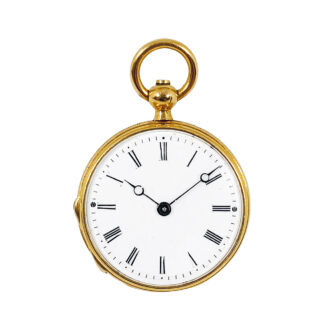 Extremely rare Swiss gold miniature pocket watch Circa 1854