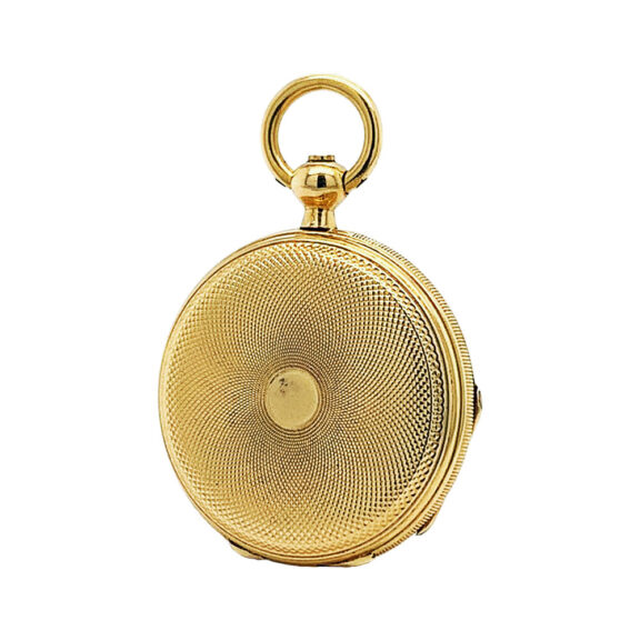 Extremely rare Swiss gold miniature pocket watch Circa 1854 Extremely rare Swiss gold miniature pocket watch Circa 1854